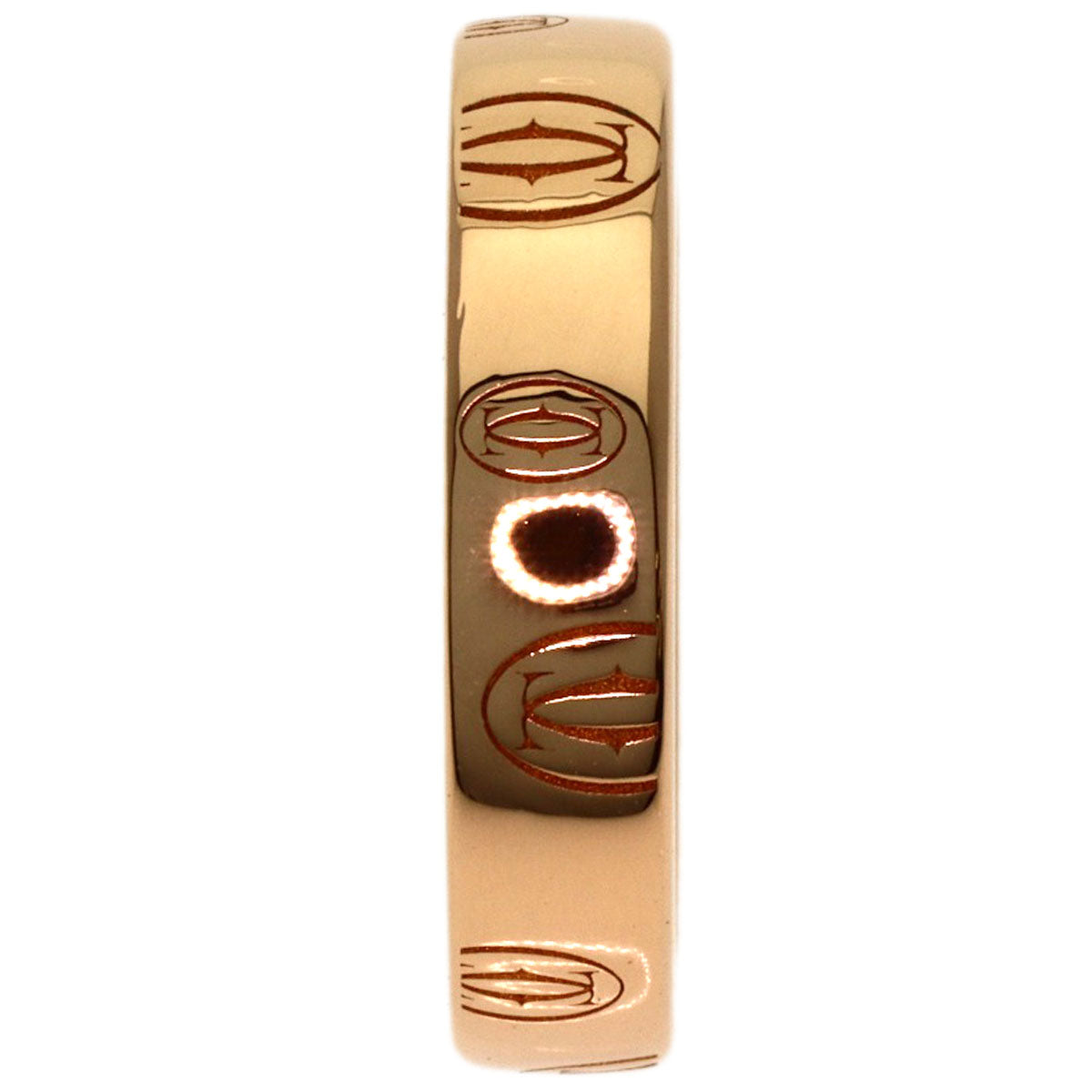 CARTIER Happy birthday # 49 Ring K18 Pink Gold Ladies [Used]
