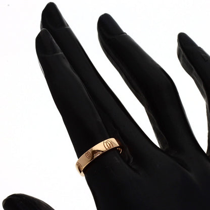 CARTIER Happy birthday # 49 Ring K18 Pink Gold Ladies [Used]