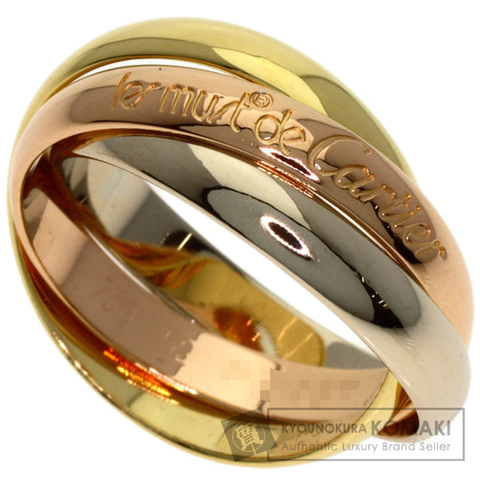 CARTIER Trinity #52 Ring K18 Yellow Gold K18 White GoldLadies [Used]