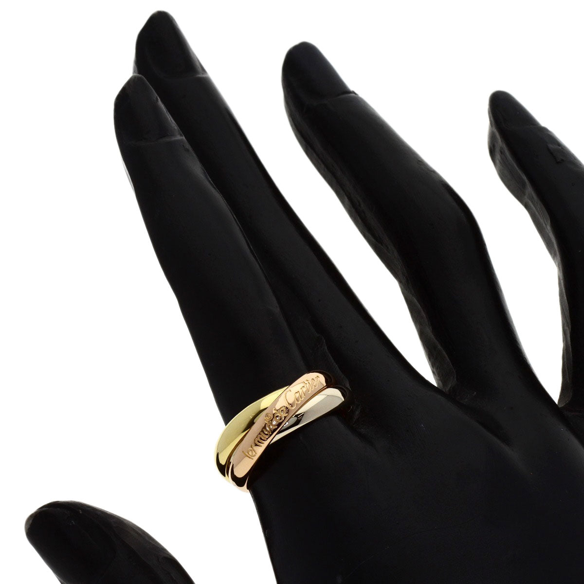 CARTIER Trinity #52 Ring K18 Yellow Gold K18 White GoldLadies [Used]