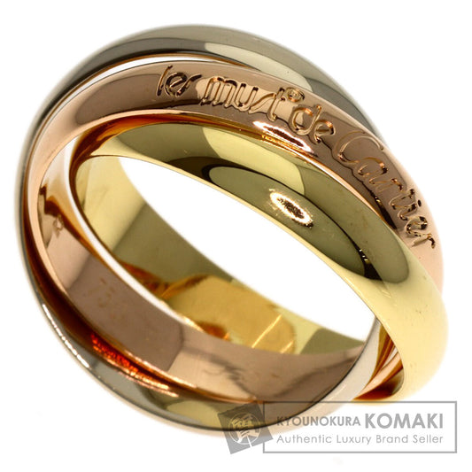 CARTIER Trinity #52 Ring K18 Yellow Gold K18 White GoldLadies [Used]