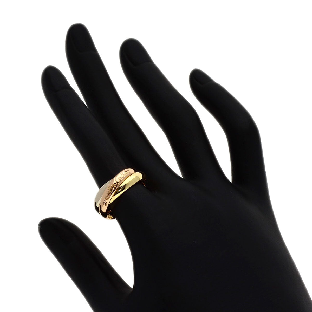 CARTIER Trinity #52 Ring K18 Yellow Gold K18 White GoldLadies [Used]