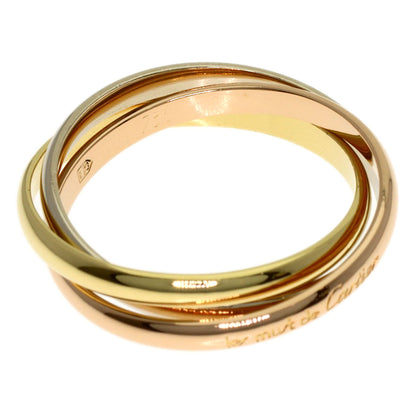 CARTIER Trinity Ring K18 Yellow Gold K18 White GoldLadies [Used]