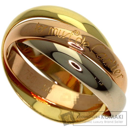 CARTIER Trinity #50 Ring K18 Yellow Gold K18 White GoldLadies [Used]
