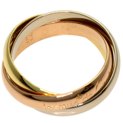 CARTIER Trinity #50 Ring K18 Yellow Gold K18 White GoldLadies [Used]