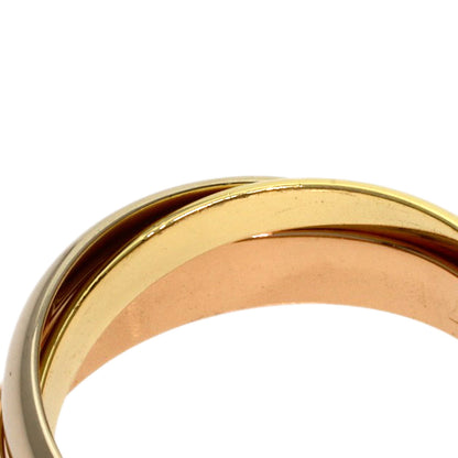 CARTIER Trinity #50 Ring K18 Yellow Gold K18 White GoldLadies [Used]