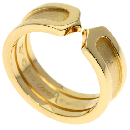 CARTIER C2 SM #51 Ring K18 Yellow Gold Ladies [Used]