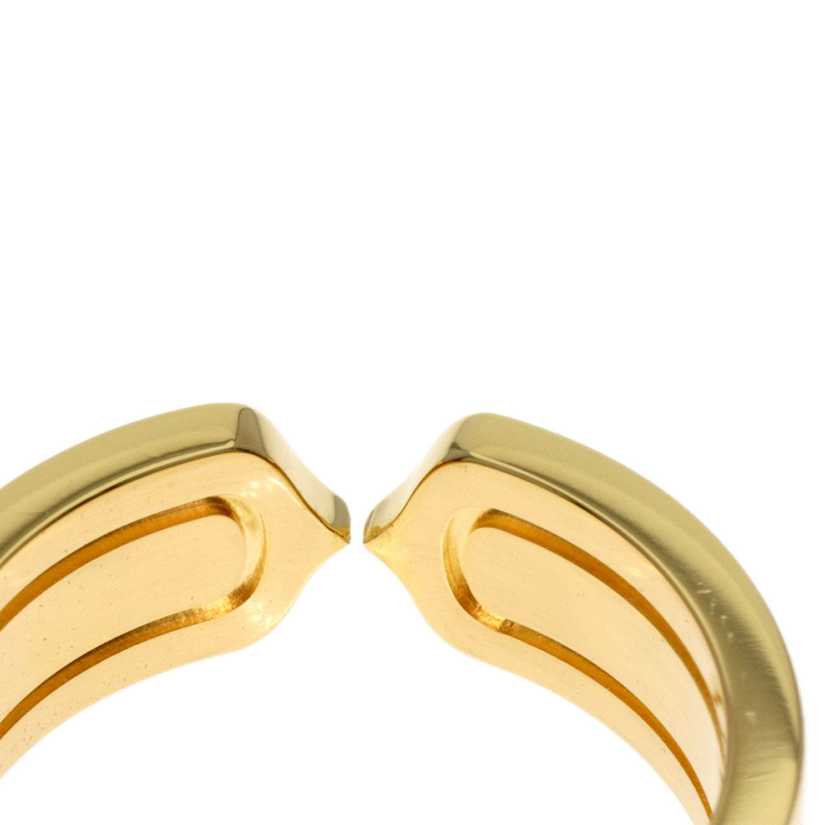 CARTIER C2 SM #51 Ring K18 Yellow Gold Ladies [Used]