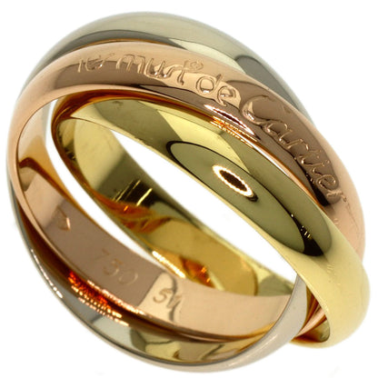 CARTIER Trinity #51 Ring K18 Yellow Gold K18 White GoldLadies [Used]