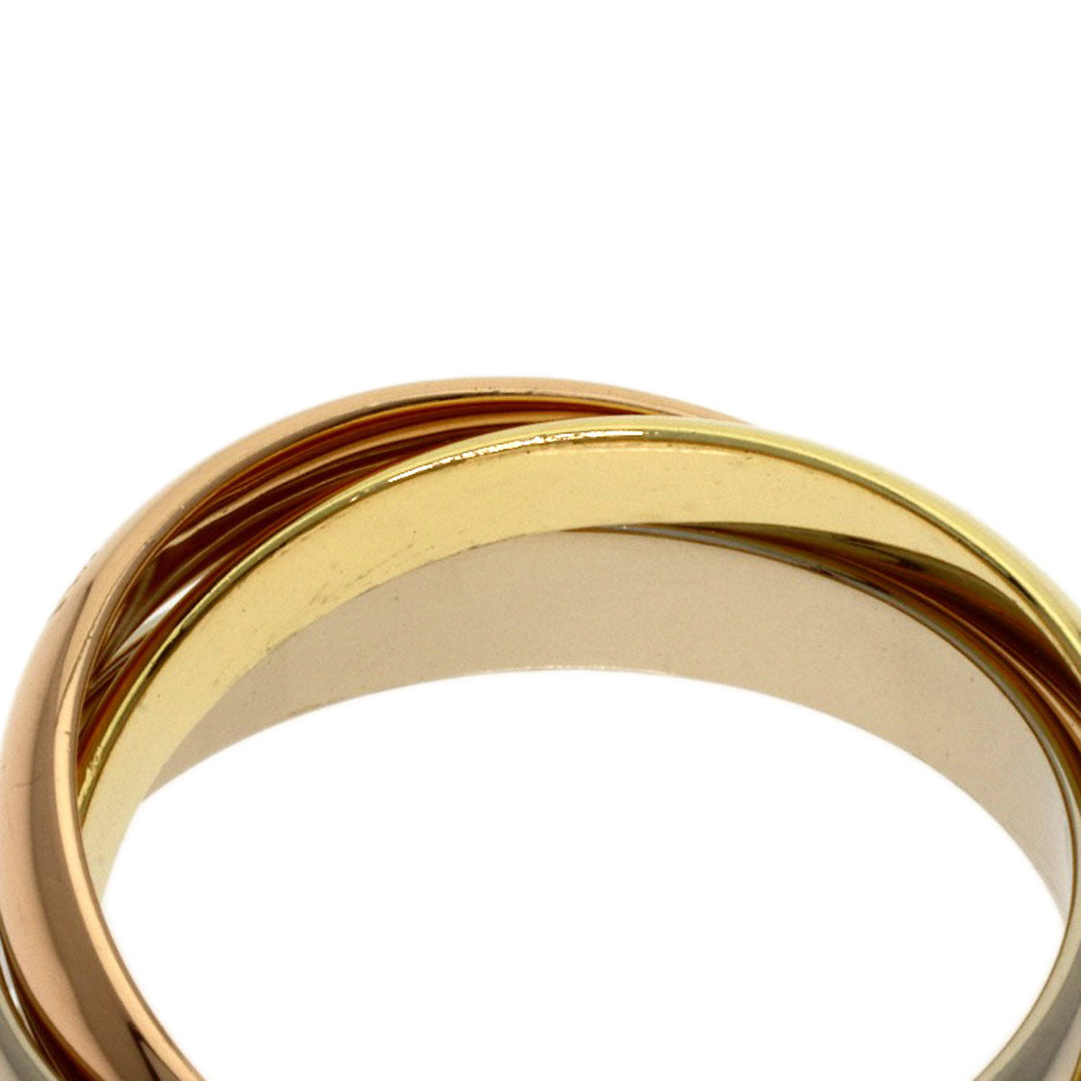 CARTIER Trinity #51 Ring K18 Yellow Gold K18 White GoldLadies [Used]