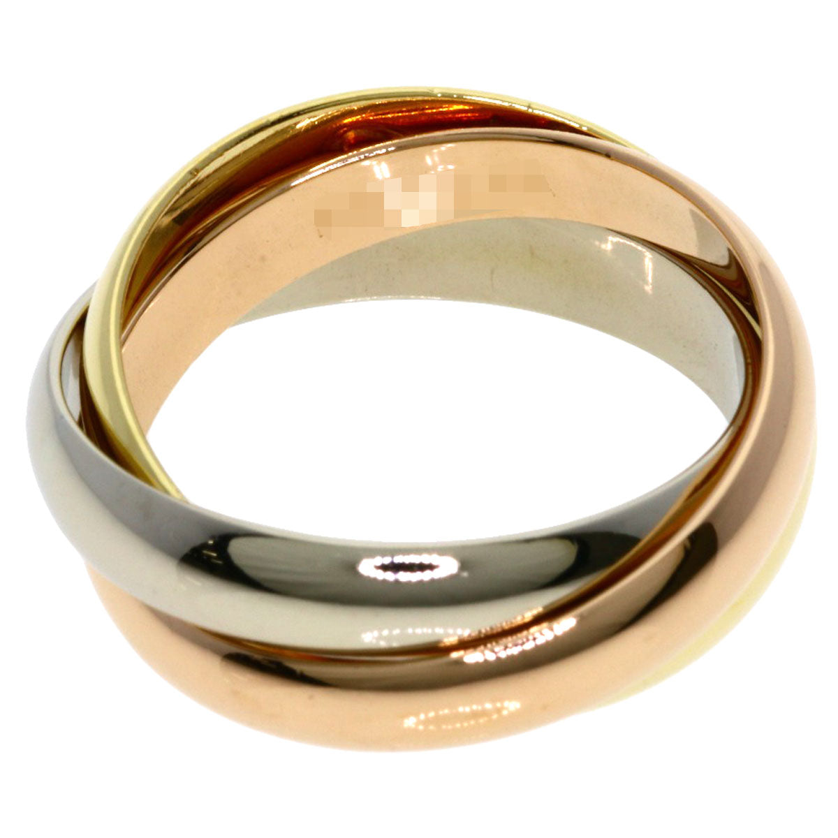 CARTIER Trinity #51 Ring K18 Yellow Gold 18K Pink GoldLadies [Used]