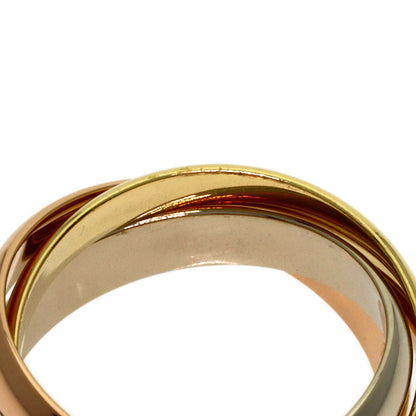 CARTIER Trinity #51 Ring K18 Yellow Gold K18 White GoldLadies [Used]