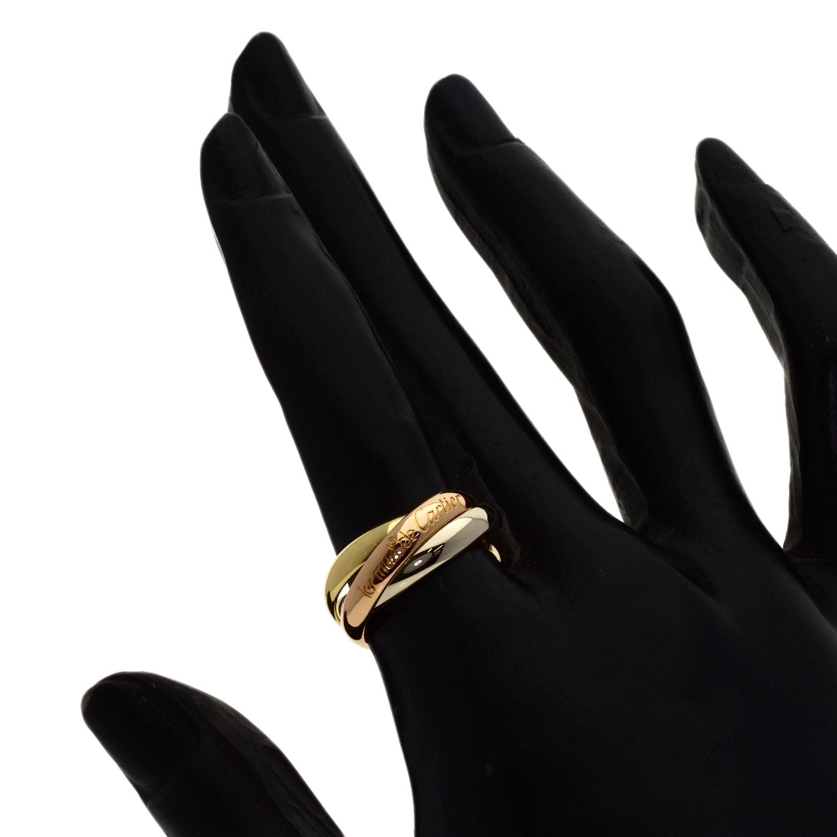 CARTIER Trinity #51 Ring K18 Yellow Gold K18 White GoldLadies [Used]