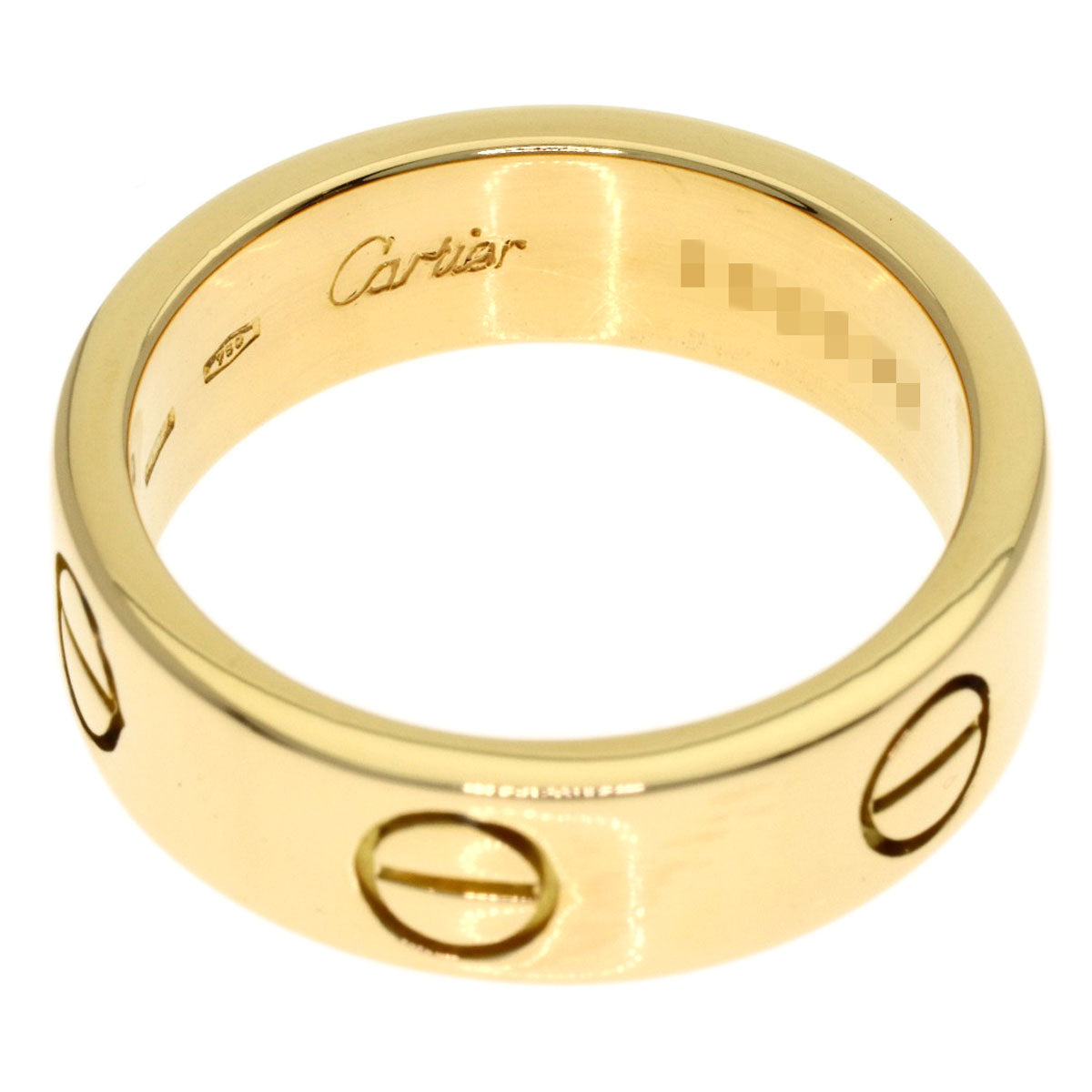 CARTIER love ring #51 Ring K18 Yellow Gold Ladies [Used]