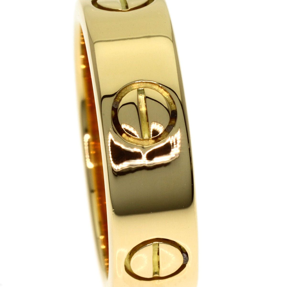 CARTIER love ring #51 Ring K18 Yellow Gold Ladies [Used]