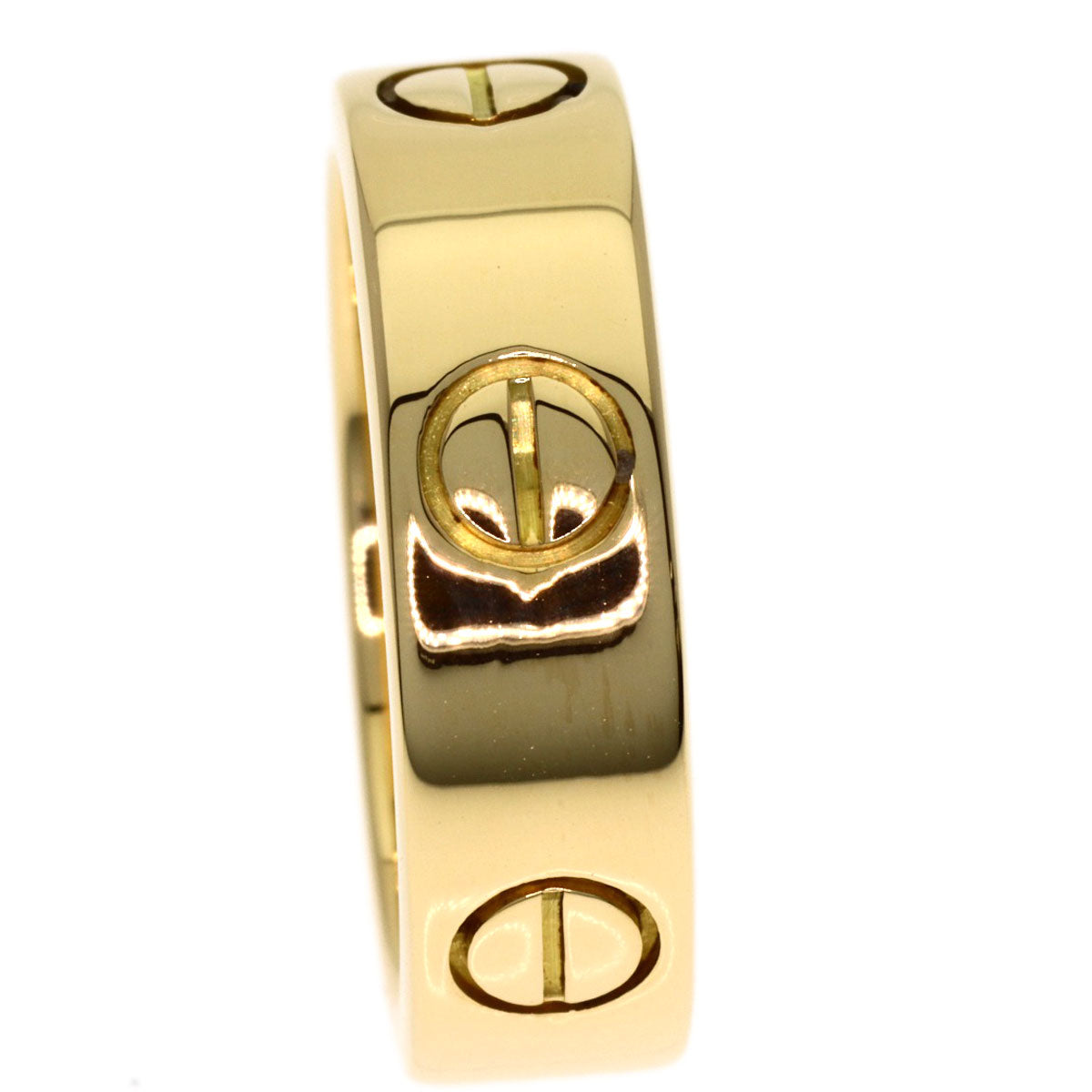 CARTIER love ring #51 Ring K18 Yellow Gold Ladies [Used]