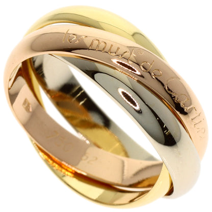 CARTIER Trinity #52 Ring K18 Yellow Gold 18K Pink GoldLadies [Used]