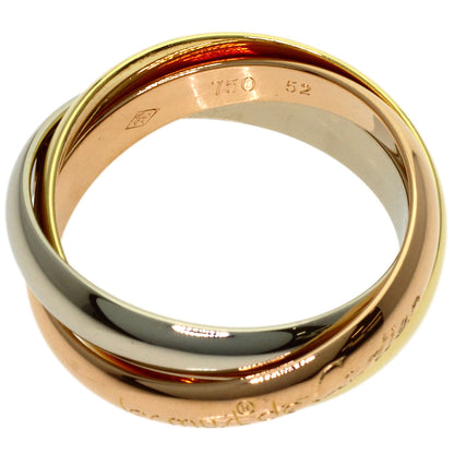 CARTIER Trinity #52 Ring K18 Yellow Gold K18 White GoldLadies [Used]