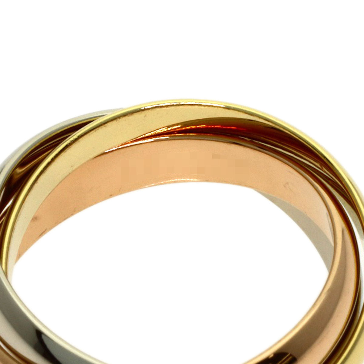 CARTIER Trinity #52 Ring K18 Yellow Gold K18 White GoldLadies [Used]