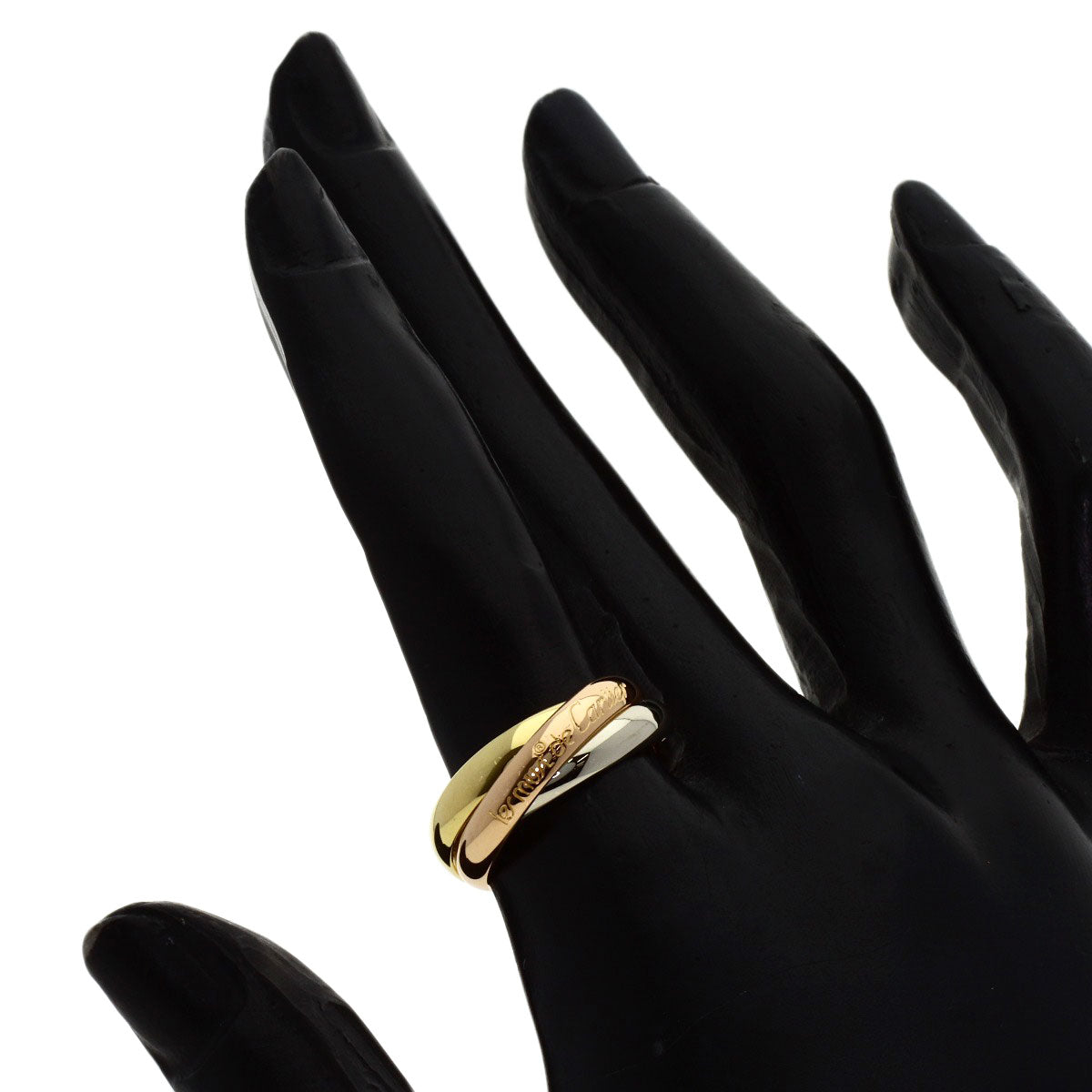 CARTIER Trinity #52 Ring K18 Yellow Gold K18 White GoldLadies [Used]