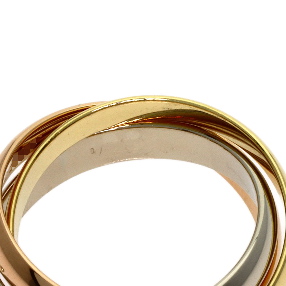 CARTIER Trinity #52 Ring K18 Yellow Gold K18 White GoldLadies [Used]
