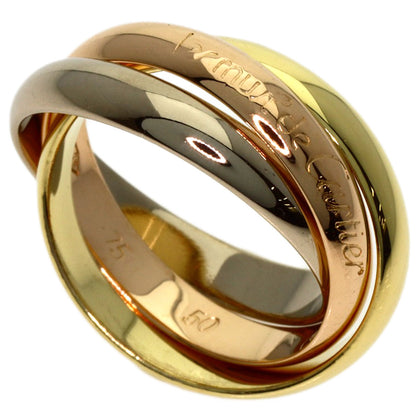CARTIER Trinity #50 Ring K18 Yellow Gold K18 White GoldLadies [Used]