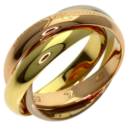 CARTIER Trinity #50 Ring K18 Yellow Gold K18 White GoldLadies [Used]