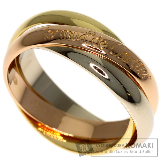 CARTIER Trinity MM #55 Ring K18 Yellow Gold K18 White GoldLadies [Used]