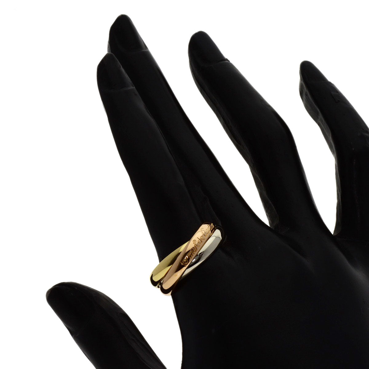 CARTIER Trinity #57 Ring K18 Yellow Gold K18 White GoldLadies [Used]