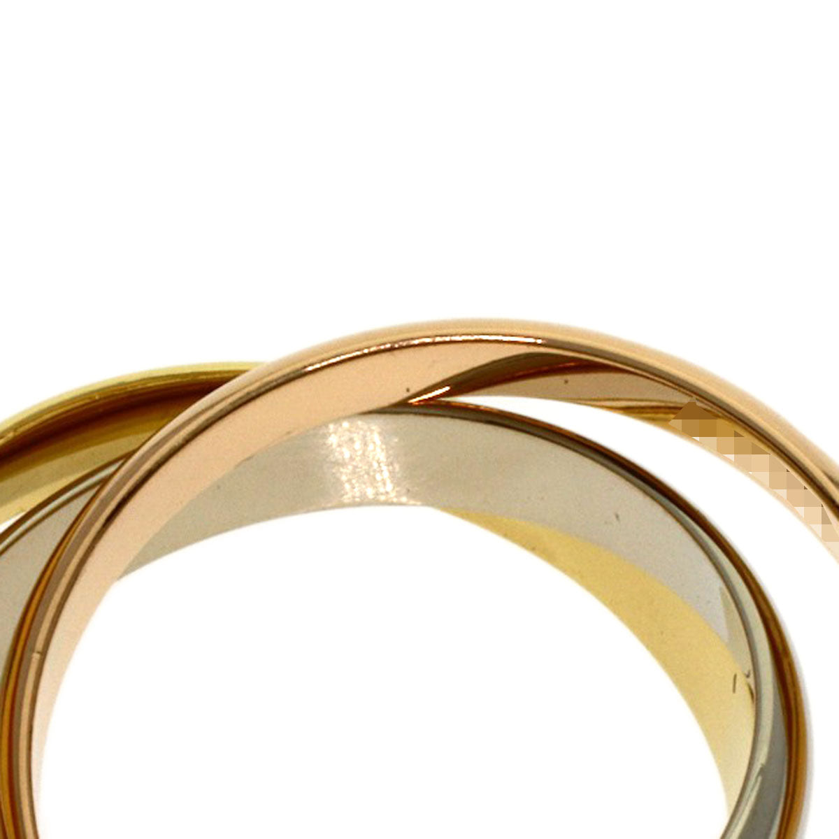 CARTIER Trinity #57 Ring K18 Yellow Gold K18 White GoldLadies [Used]