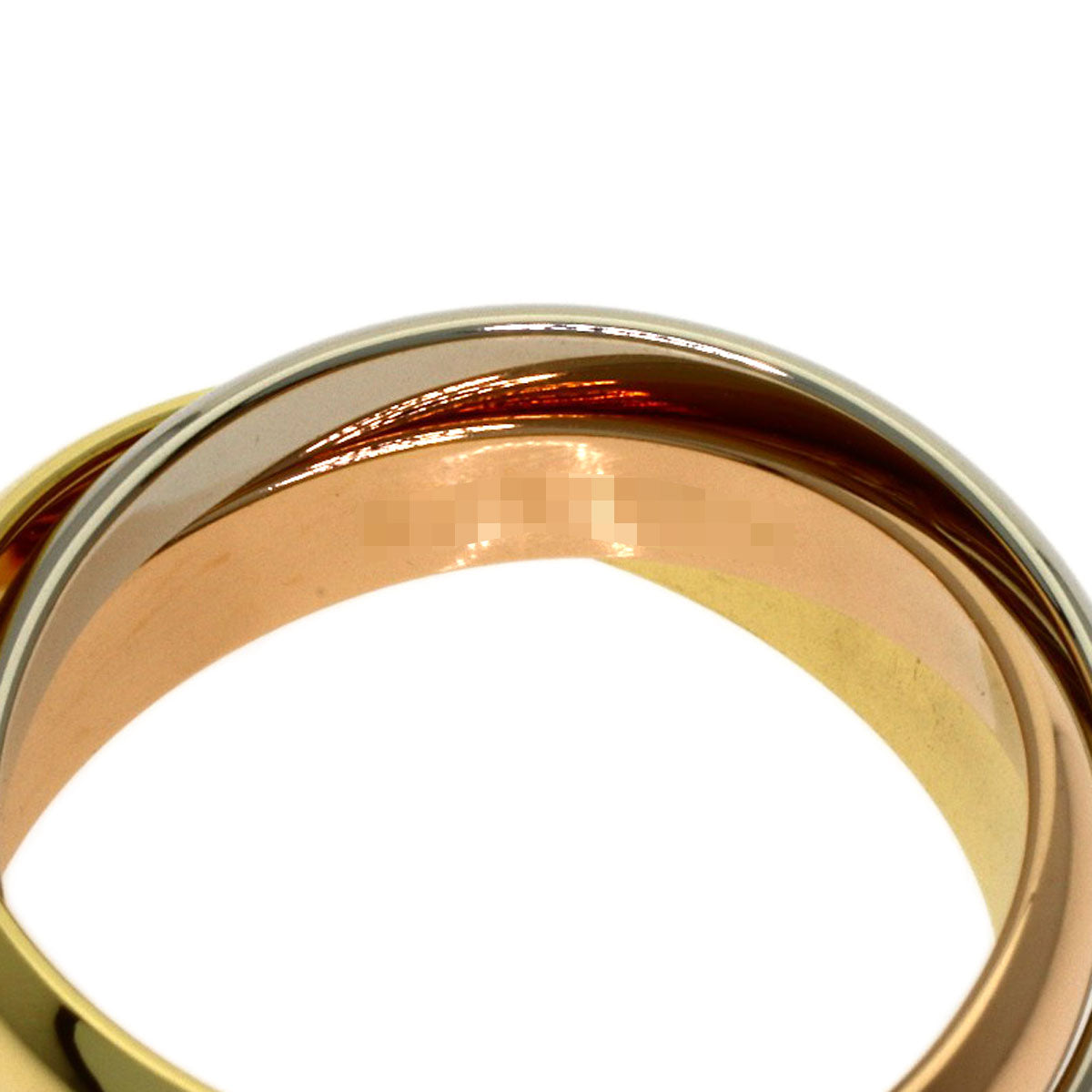 CARTIER Trinity #53 Ring K18 Yellow Gold K18 White GoldLadies [Used]