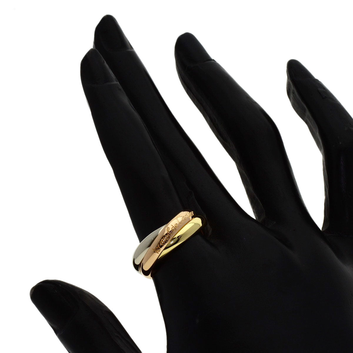 CARTIER Trinity #53 Ring K18 Yellow Gold K18 White GoldLadies [Used]