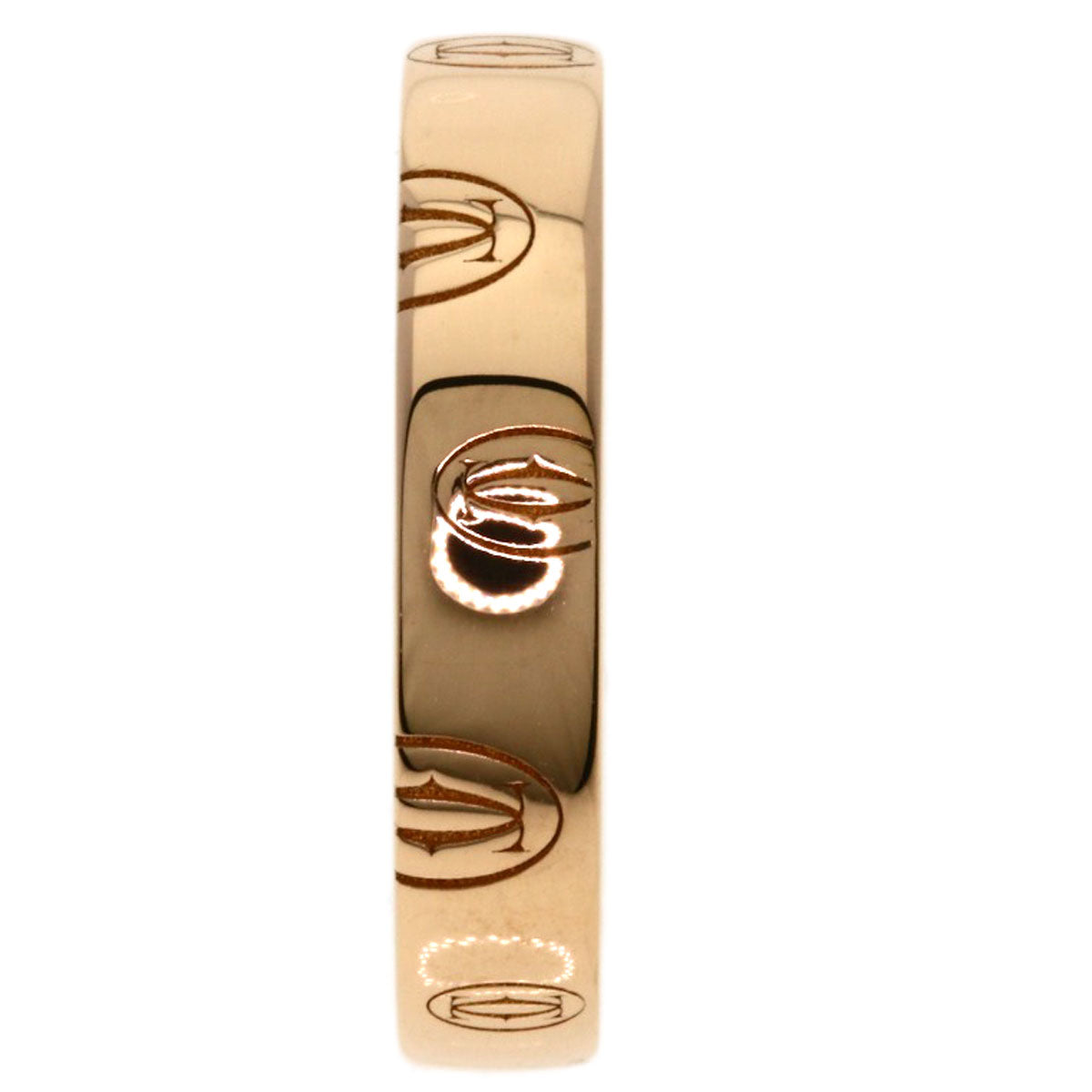 CARTIER Happy birthday # 50 Ring K18 Pink Gold Ladies [Used]