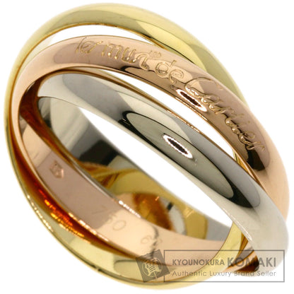 CARTIER Trinity #60 Ring K18 Yellow Gold 18K Pink GoldLadies [Used]
