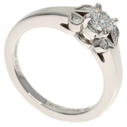 CARTIER Ballerina Solitaire Diamond F-VS2-EX #45 Ring Platinum PT950 Ladies [Used]