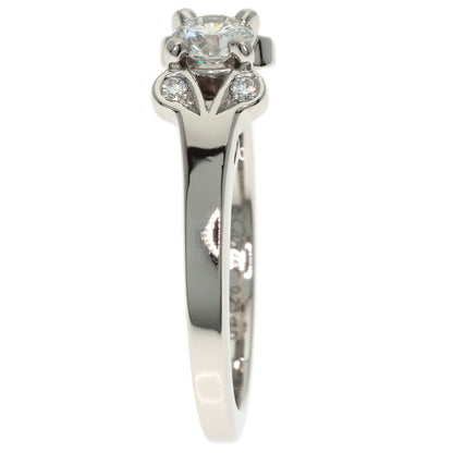 CARTIER Ballerina Solitaire Diamond F-VS2-EX #45 Ring Platinum PT950 Ladies [Used]