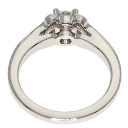 CARTIER Ballerina Solitaire Diamond F-VS2-EX #45 Ring Platinum PT950 Ladies [Used]
