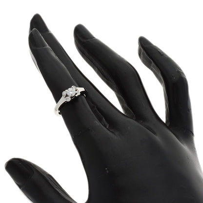 CARTIER Ballerina Solitaire Diamond F-VS2-EX #45 Ring Platinum PT950 Ladies [Used]