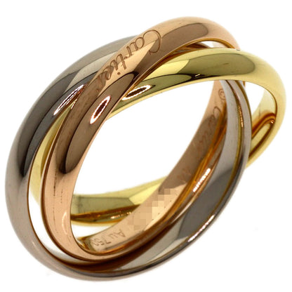 CARTIER Trinity SM #44 Ring K18 Yellow Gold K18 White GoldLadies [Used]