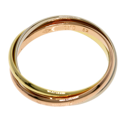 CARTIER Trinity XS #52 Ring K18 Yellow Gold 18K Pink GoldLadies [Used]