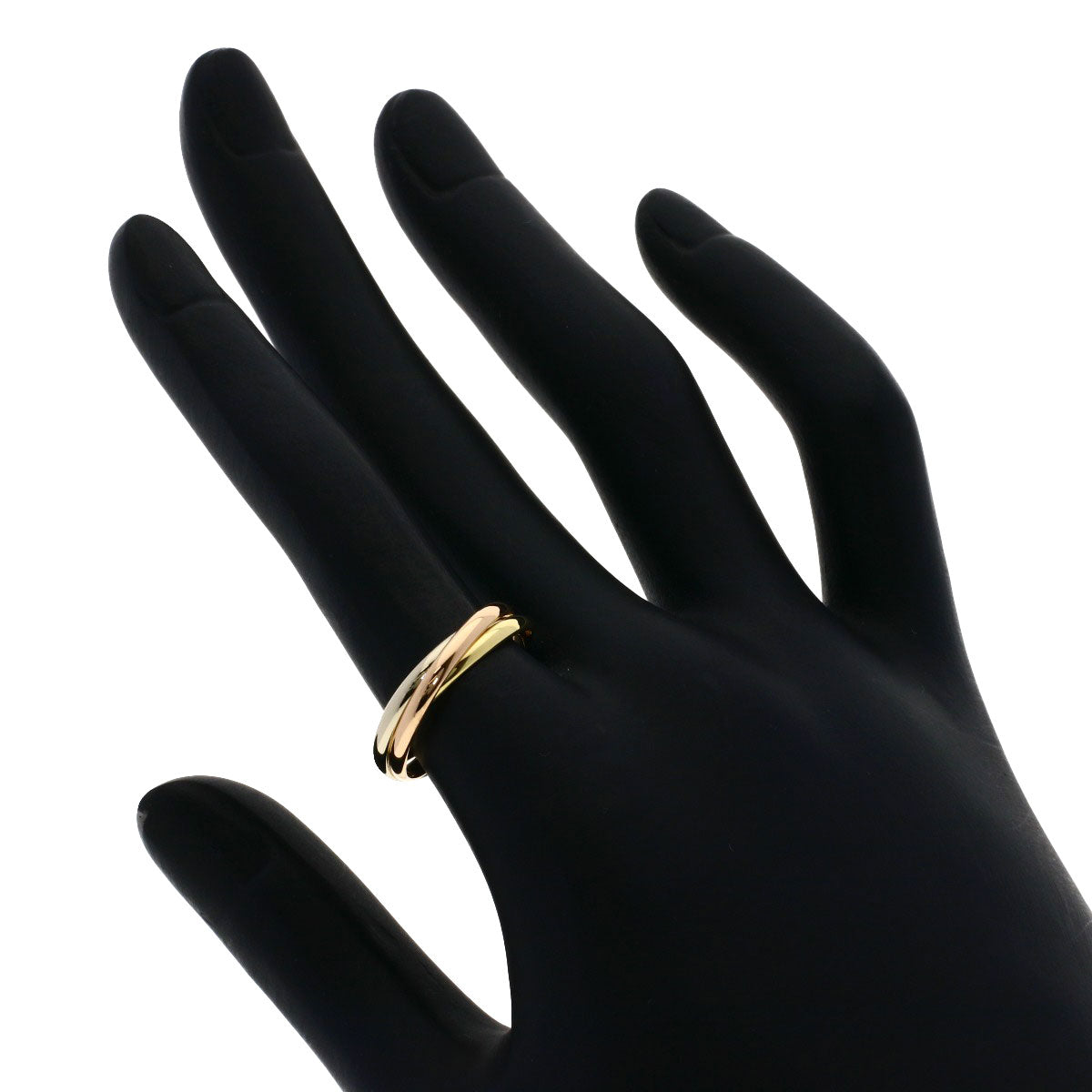 CARTIER Trinity XS #52 Ring K18 Yellow Gold 18K Pink GoldLadies [Used]