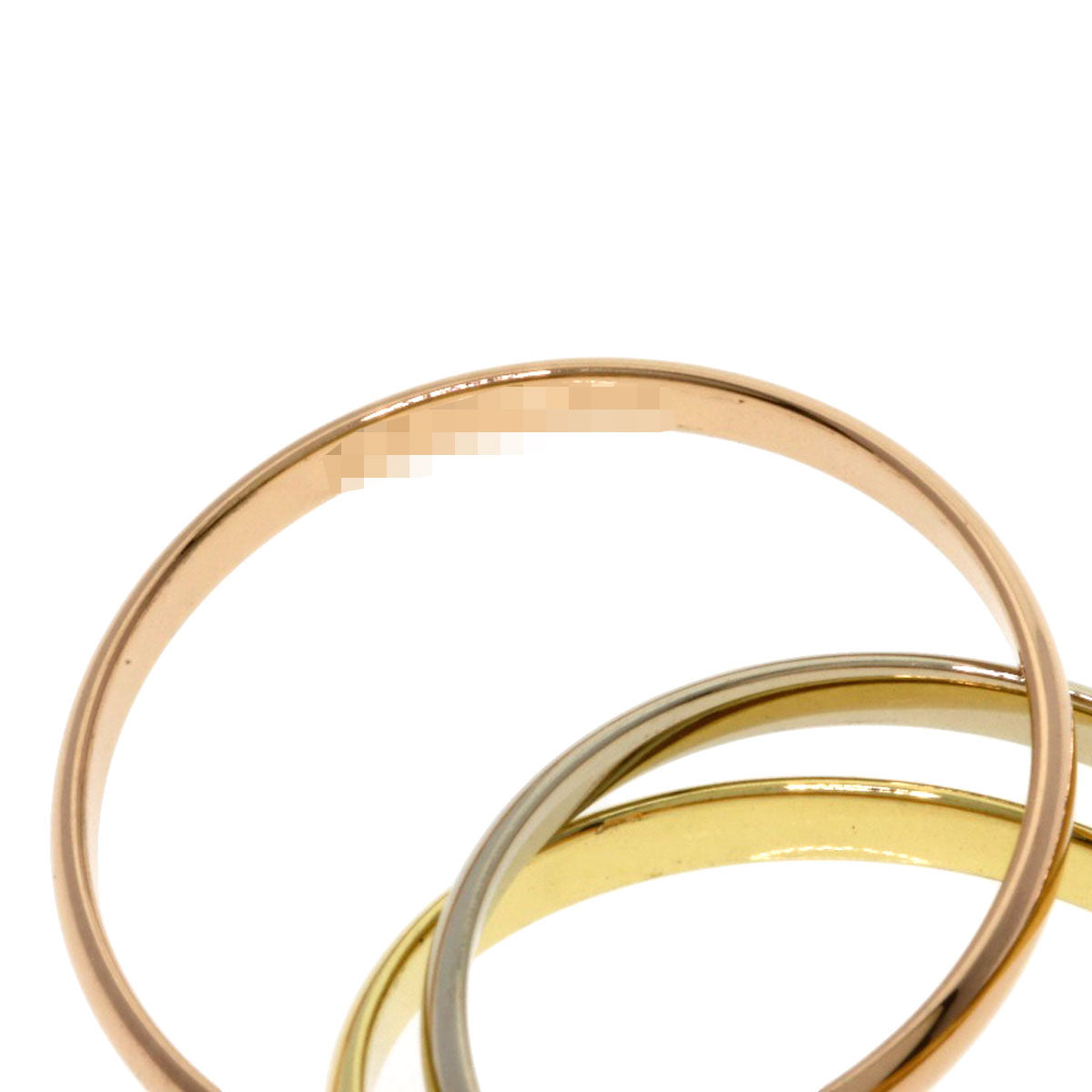 CARTIER Trinity XS #52 Ring K18 Yellow Gold 18K Pink GoldLadies [Used]