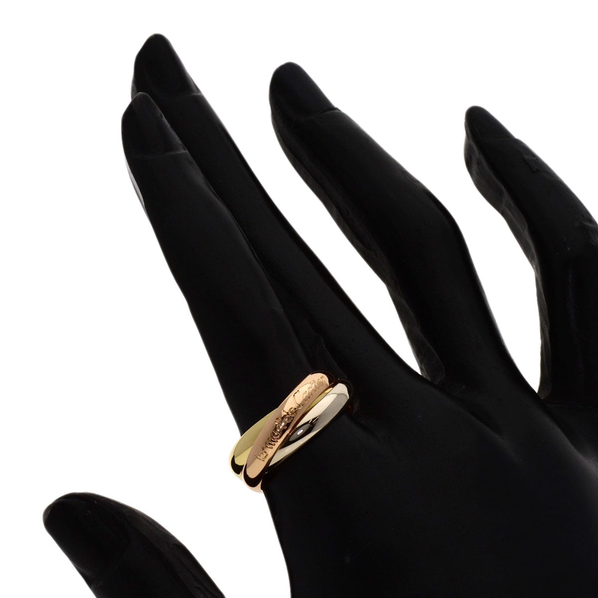 CARTIER Trinity #54 Ring K18 Yellow Gold K18 White GoldLadies [Used]