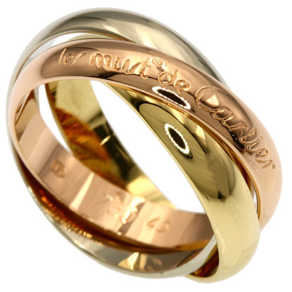 CARTIER Trinity #49 Ring K18 Yellow Gold 18K Pink GoldLadies [Used]