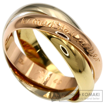 CARTIER Trinity #49 Ring K18 Yellow Gold 18K Pink GoldLadies [Used]