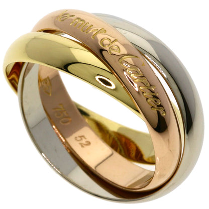 CARTIER Trinity #52 Ring K18 Yellow Gold 18K Pink GoldLadies [Used]