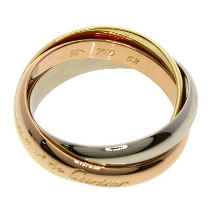 CARTIER Trinity #52 Ring K18 Yellow Gold 18K Pink GoldLadies [Used]