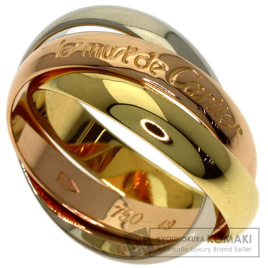 CARTIER Trinity #49 Ring K18 Yellow Gold K18 White GoldLadies [Used]