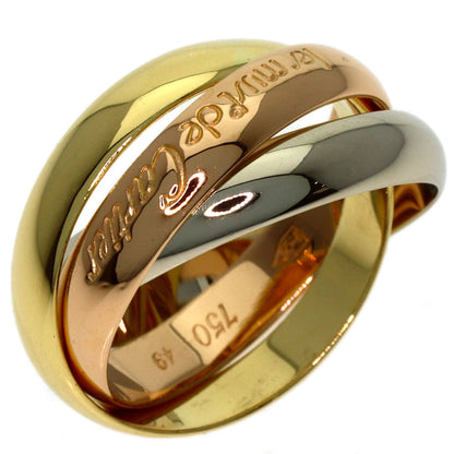 CARTIER Trinity #49 Ring K18 Yellow Gold K18 White GoldLadies [Used]