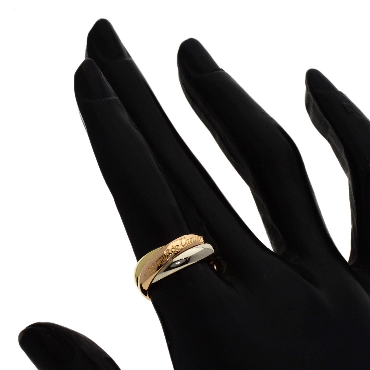 CARTIER Trinity #49 Ring K18 Yellow Gold K18 White GoldLadies [Used]